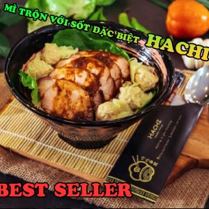 Mì trộn với sốt đặc biệt Hachi